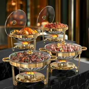 2/4 Pack Chafing Dishes for Buffet  Home Parties.,