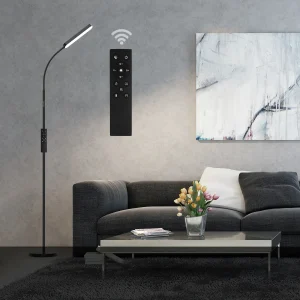 Floor Lamp with Remote Control for Living Room